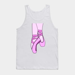 Pink pointe shoes Tank Top